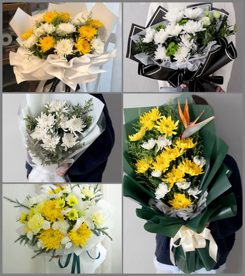 吉林延边州龙井市智新镇合成利村白事花束代送